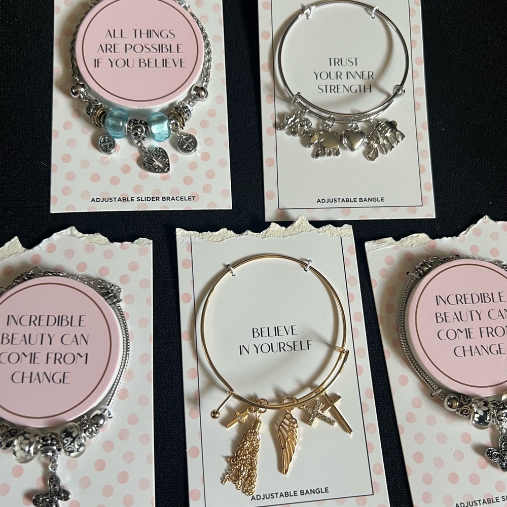 Bracelet with Charms Lot of 5